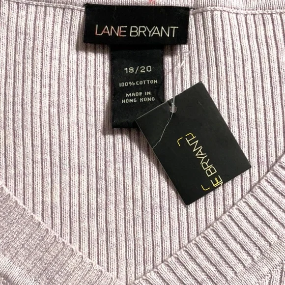 3/$13🌟SALE🌟🆕🌸LANE BRYANT Lilac Sweater🌸 - Picture 2 of 7